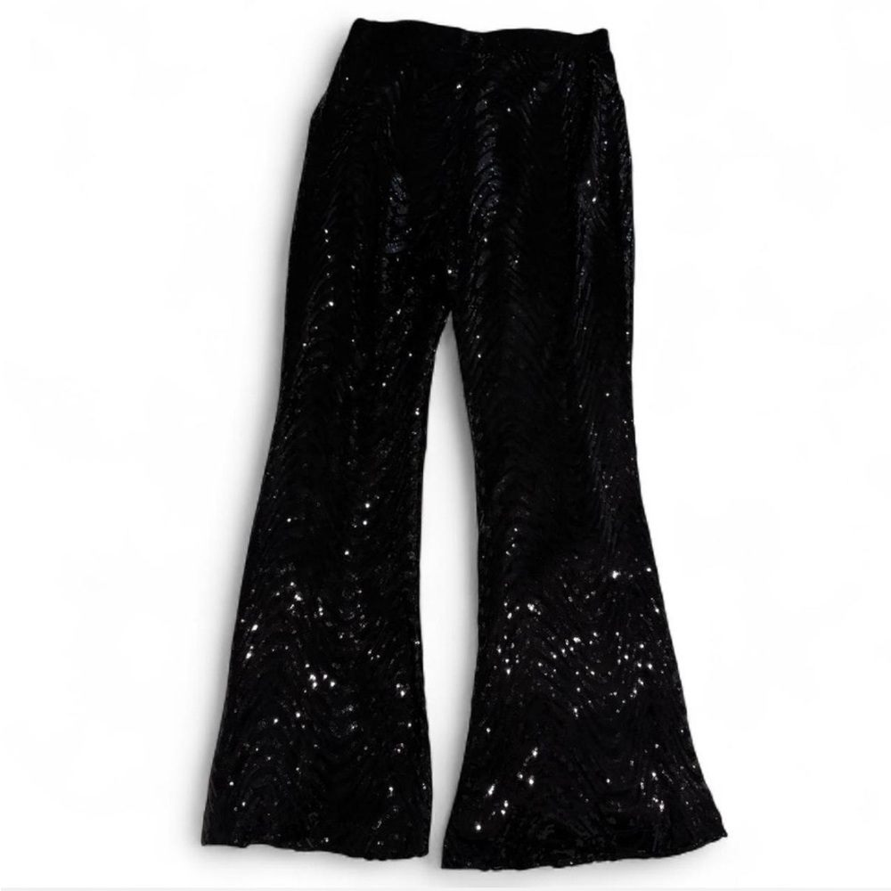 Flared Sequin Pants - image 5